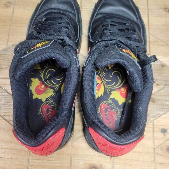Nike Air Max 90 Russian Floral Style Men’s US 12‎ A03152-001 Sneakers Shoes - Picture 10 of 11